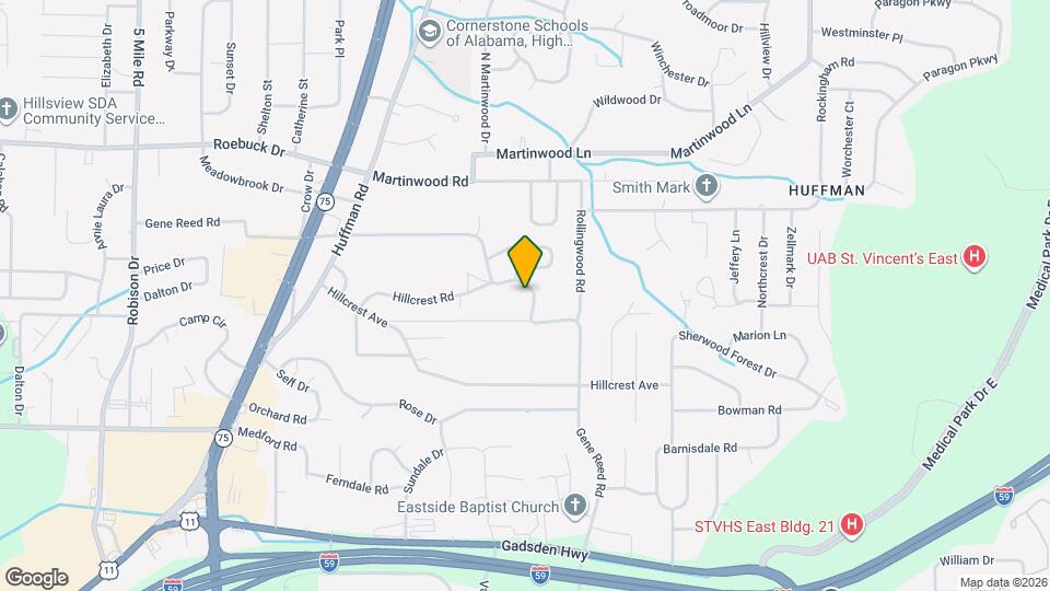839 Gene Reed Rd Map and Location Details