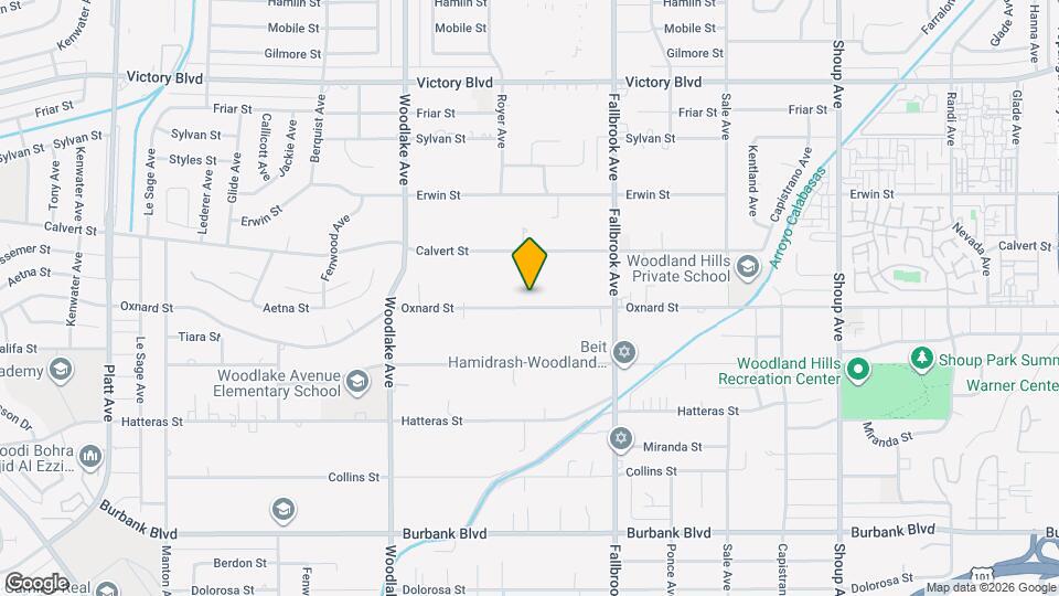 22935 Oxnard St Mapa y Detalles de la Ubicación