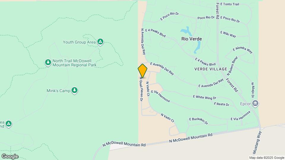 25409 N Quail Haven Dr Map and Location Details