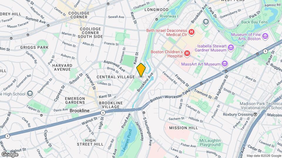 256 Aspinwall Ave, Unit 3 Map and Location Details