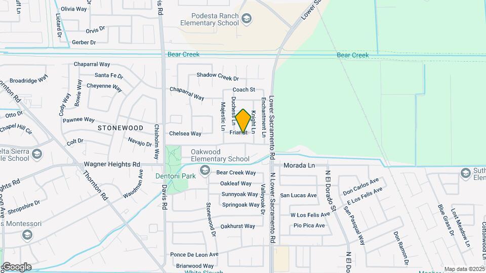 1032 Friar St Map and Location Details