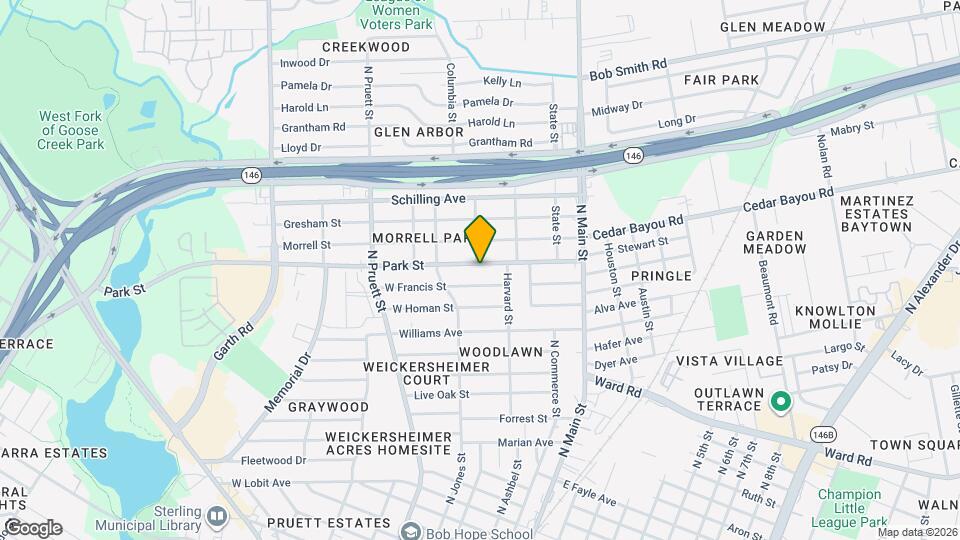 215 Park St Map and Location Details