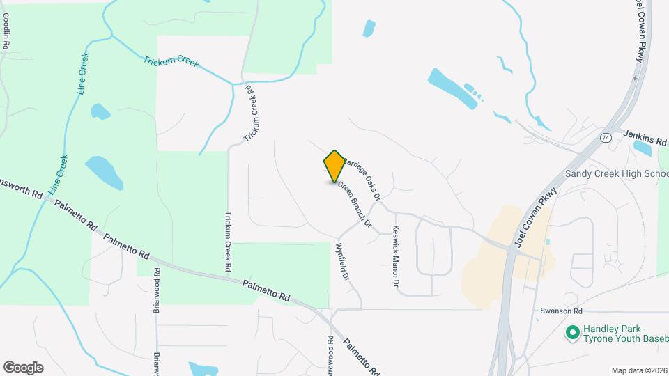 110 Green Branch Dr Map and Location Details