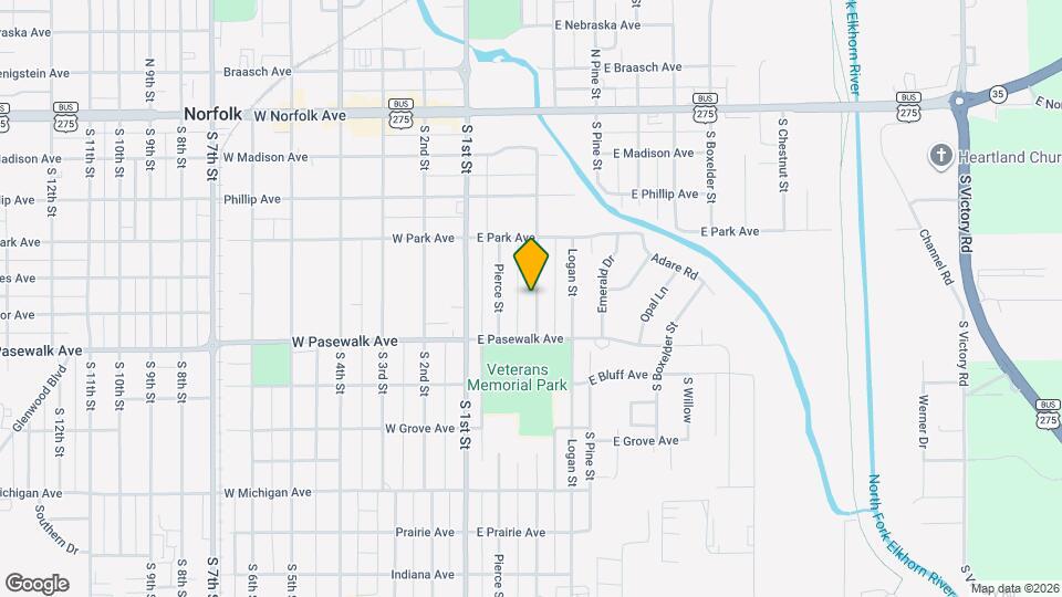 512 Blaine St Map and Location Details