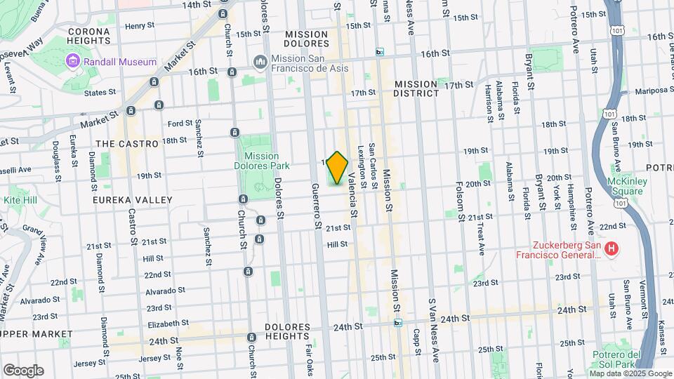 3634 20th St Map and Location Details