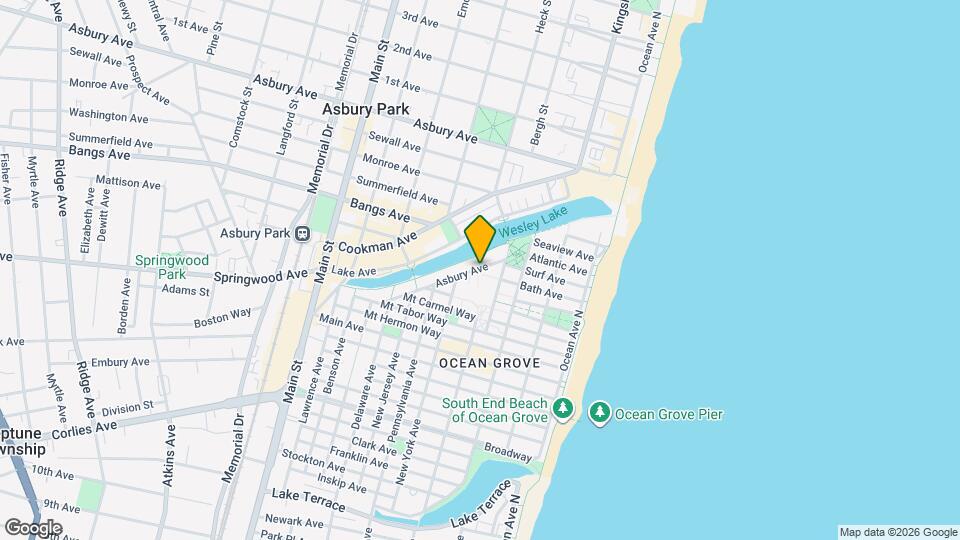 64 Asbury Ave Map and Location Details