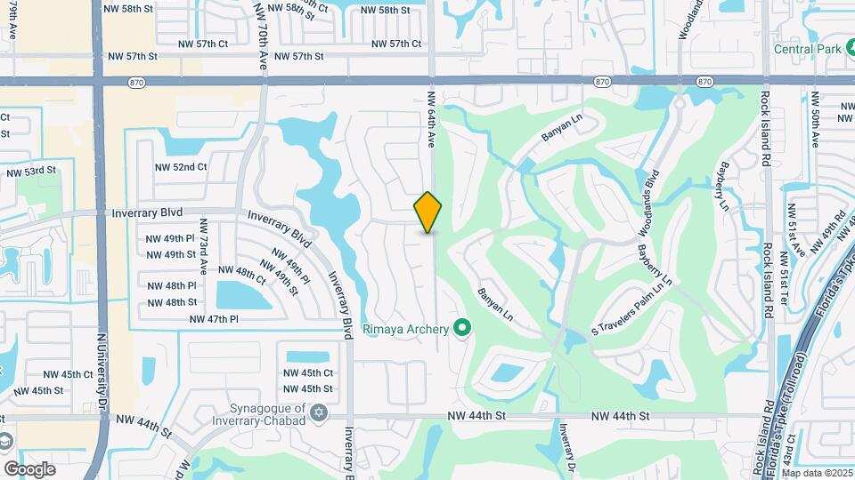 4960 NW 65th Ave Map and Location Details