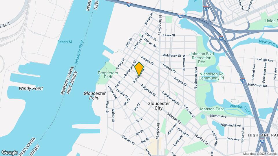 108 S Sussex St Map and Location Details