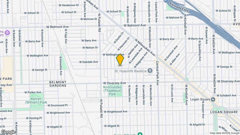 3838 W George St Map and Location Details