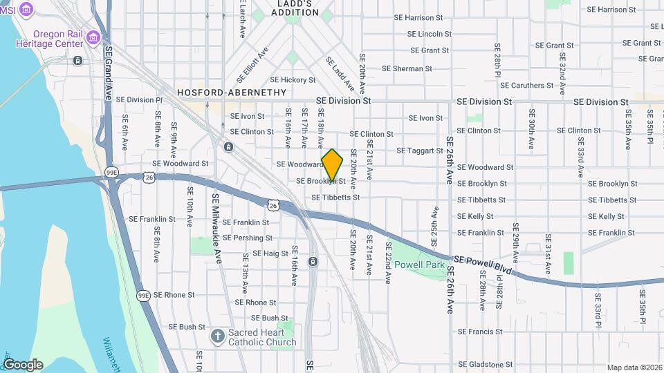 3009 SE 19th Ave, Unit 3009 Upstairs Map and Location Details