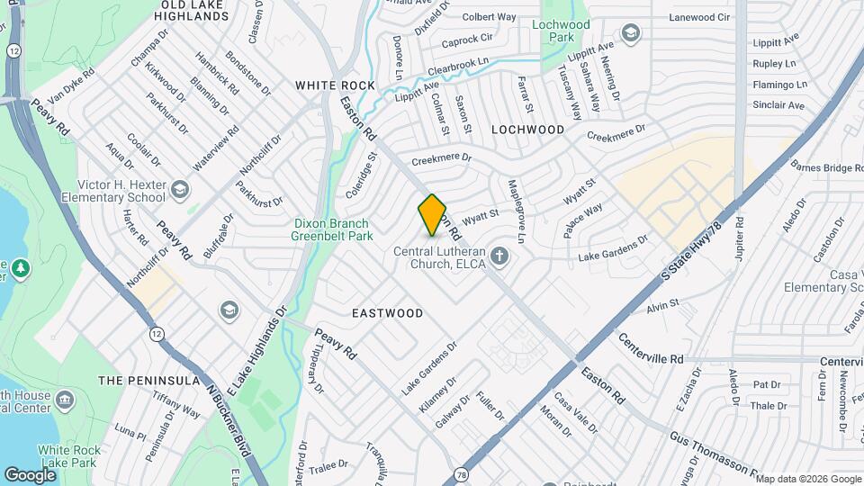 925 Easton Pl Map and Location Details