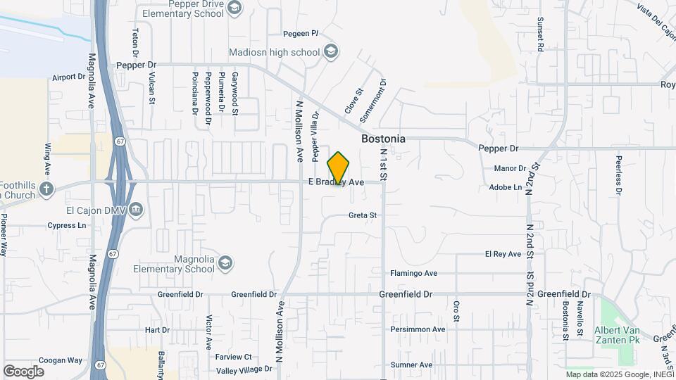 1059 E Bradley Ave-Unit -Unit 115 Map and Location Details