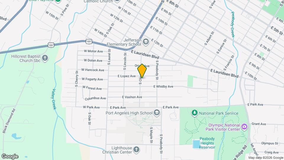 2409 S Chase St Map and Location Details