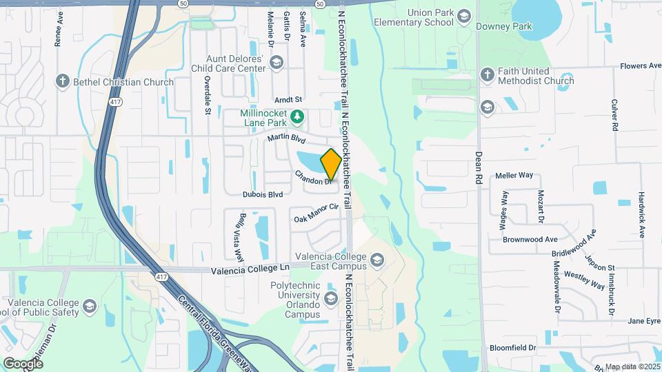 9522 Chandon Dr Map and Location Details