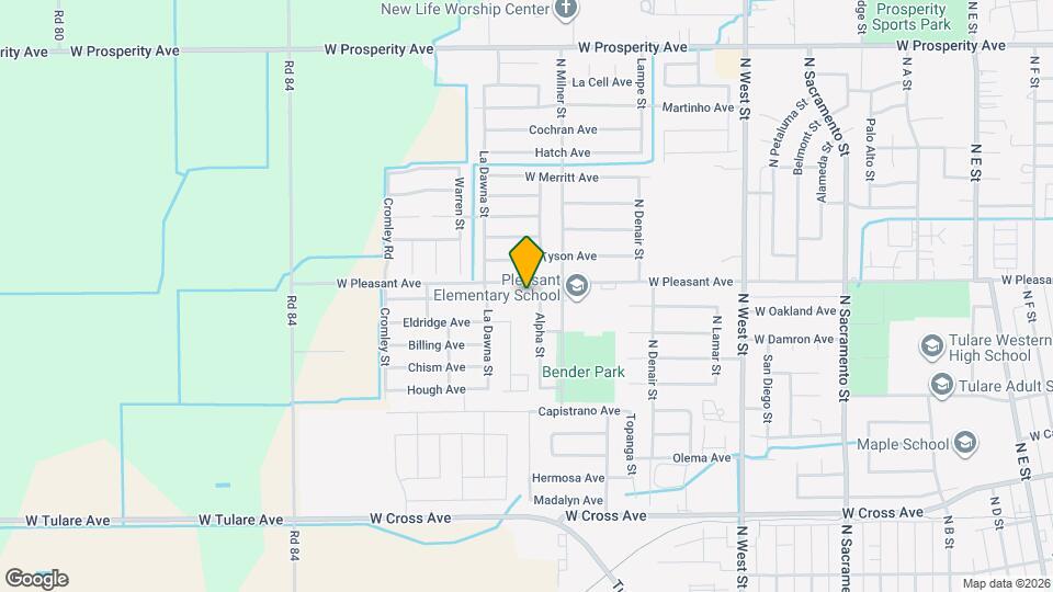 2043 W Pleasant Ave Mapa y Detalles de la Ubicación