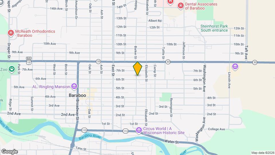 812 Barker St Mapa y Detalles de la Ubicación
