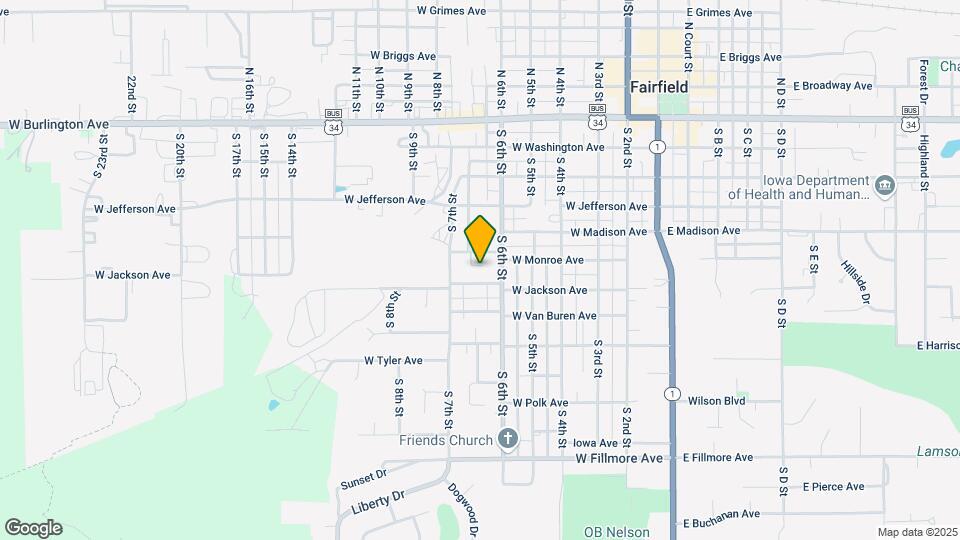 606 W Monroe Ave Map and Location Details