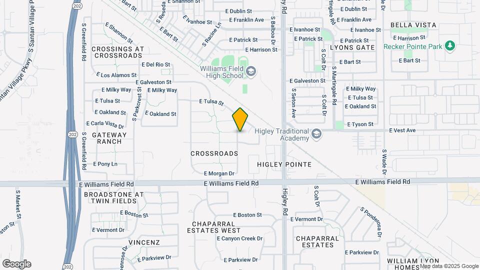 2213 S Tucana Ln Map and Location Details
