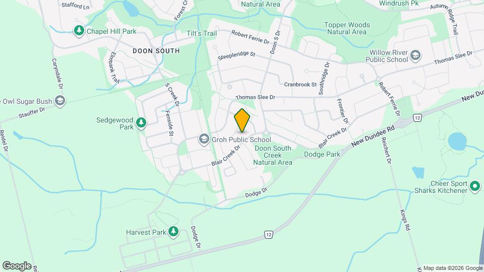 574 Blair Creek Dr Map and Location Details