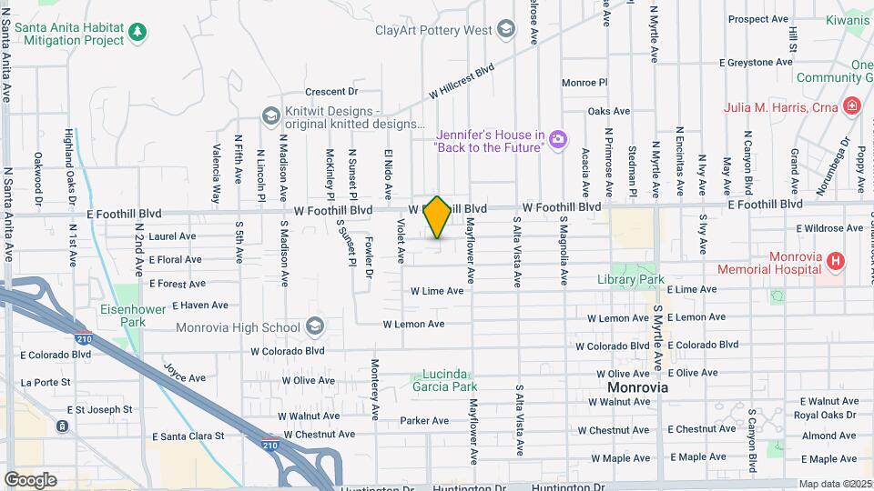 602 Linwood Ave Map and Location Details