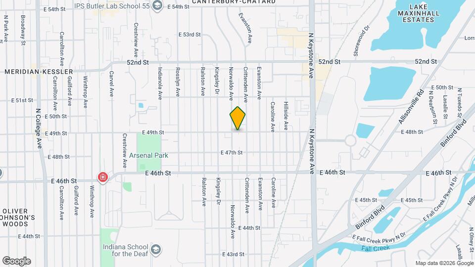 1829 E 49th St Mapa y Detalles de la Ubicación