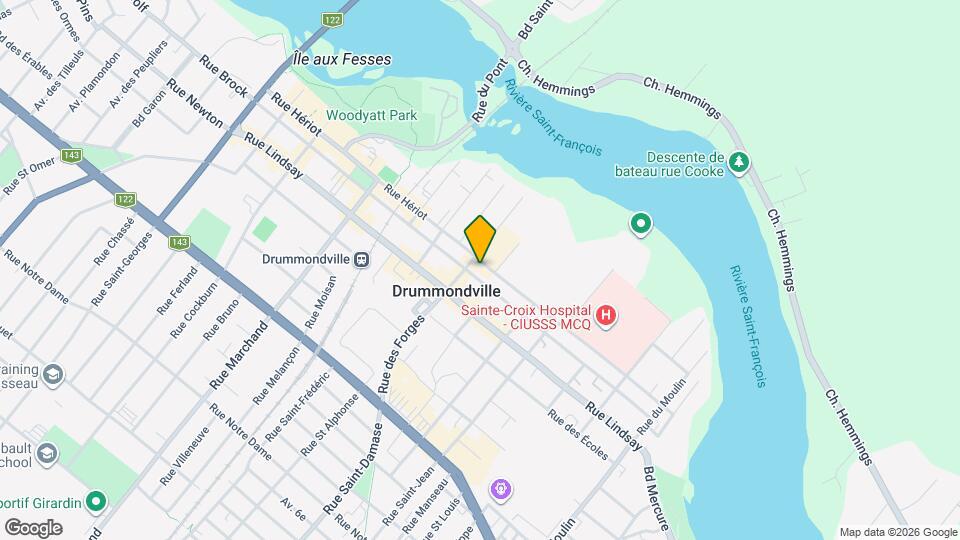 405-405B Hériot St Map and Location Details