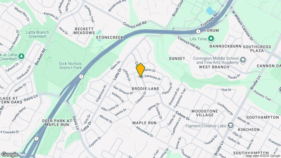 7902 Copano Dr Map and Location Details