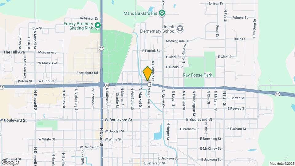 108 E Deyoung St Map and Location Details