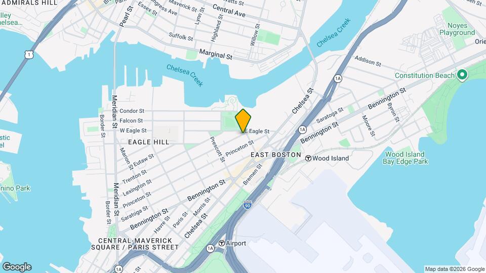 309 Lexington St Map and Location Details