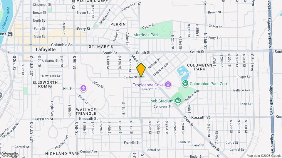 307-309 S 18th St Map and Location Details