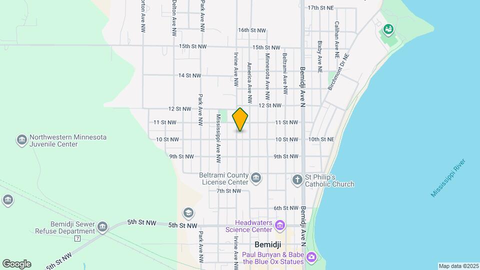 1006 Irvine Ave NW Map and Location Details