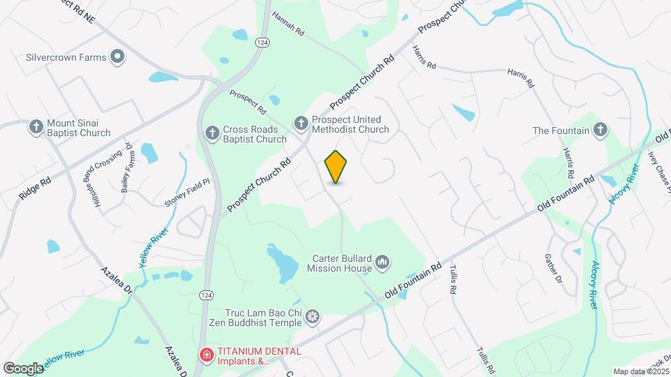 1394 Prospect Creek Ct Map and Location Details