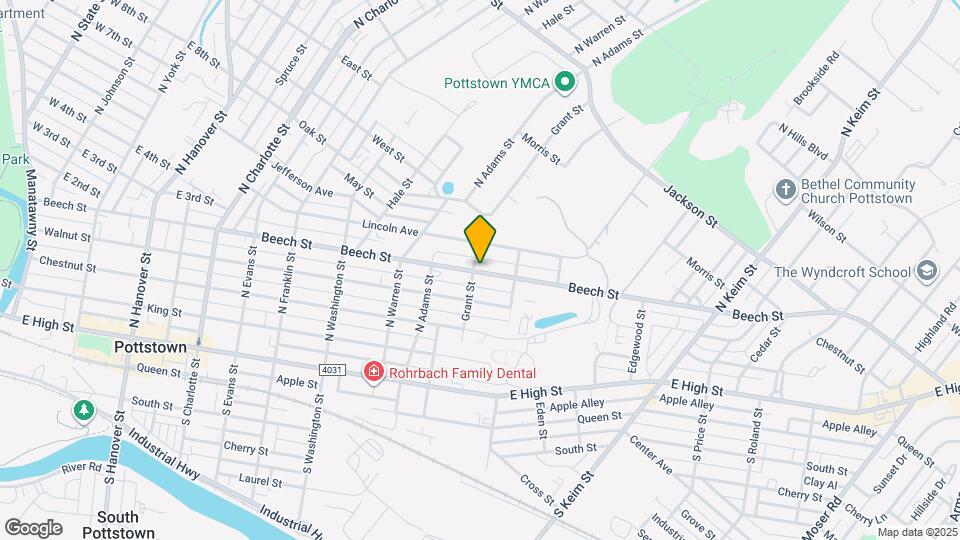 707 Beech St Map and Location Details