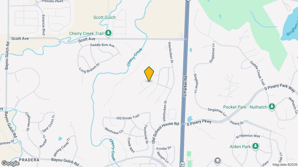 6543 Coldwater Dr Map and Location Details