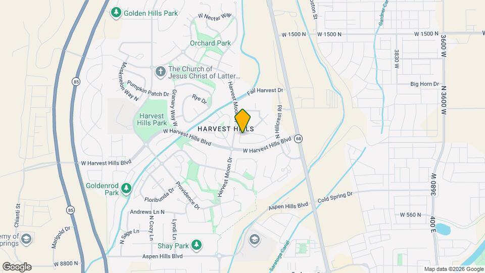 2058 N Harvest Vlg Ln Map and Location Details