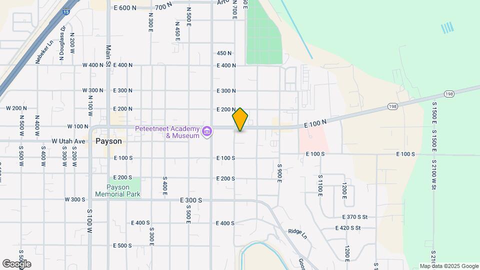 750 E 100 N Map and Location Details