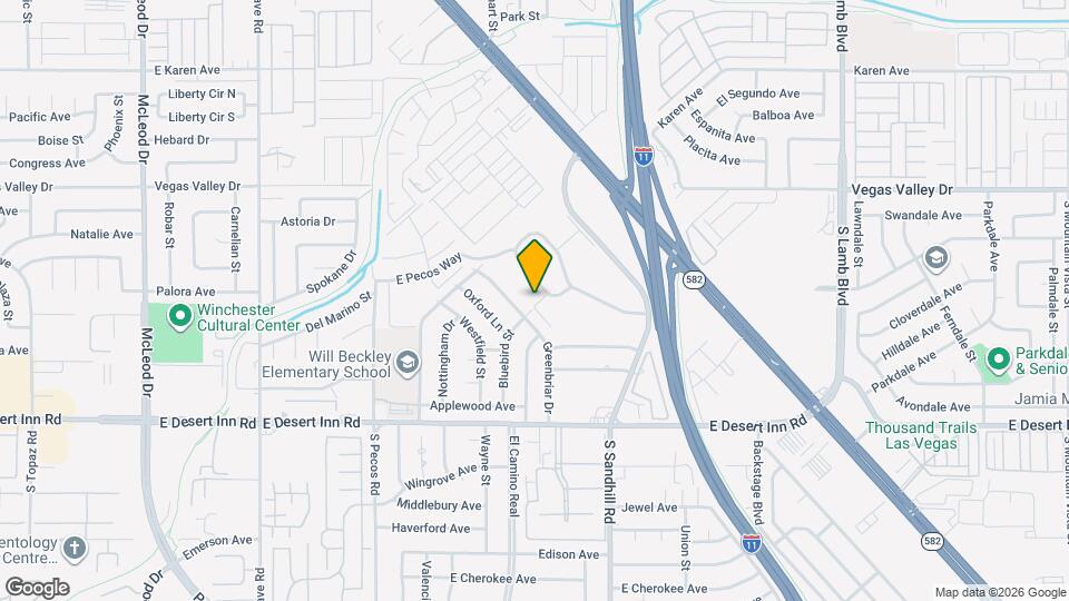 723 Greenbriar Townhouse Way Map and Location Details
