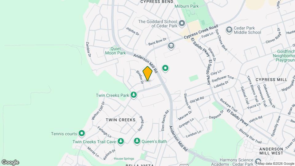 2414 Powderham Ln Map and Location Details