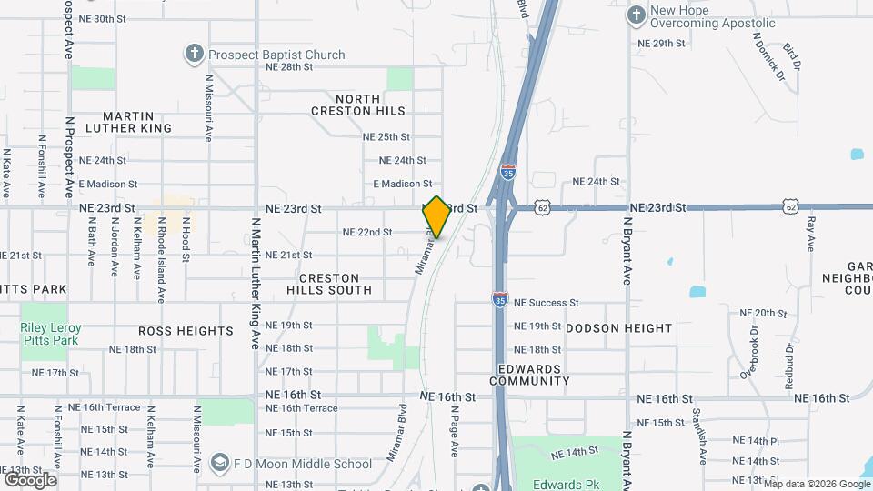 2212 Miramar Blvd Map and Location Details