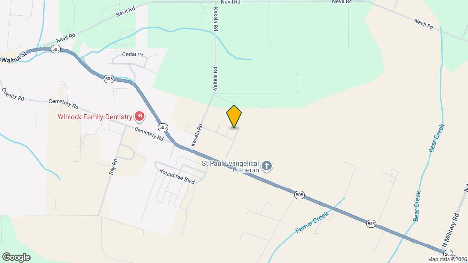 1019 Peach Rd Map and Location Details