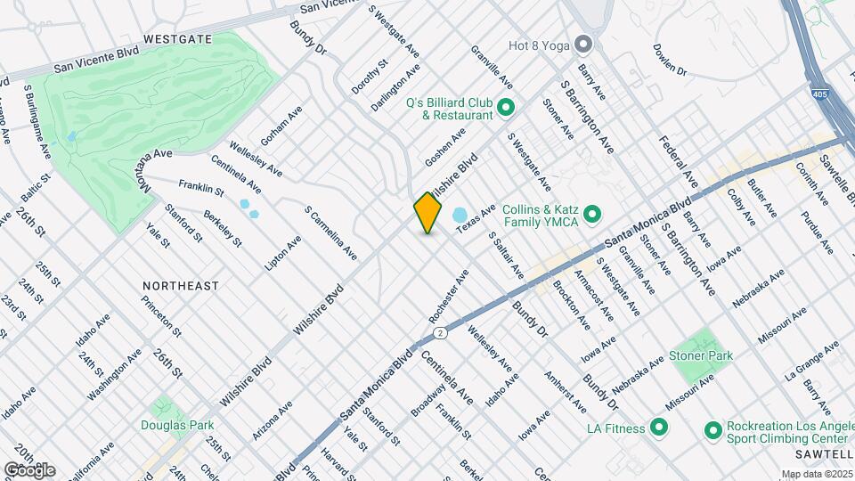 1236 Amherst Ave Map and Location Details