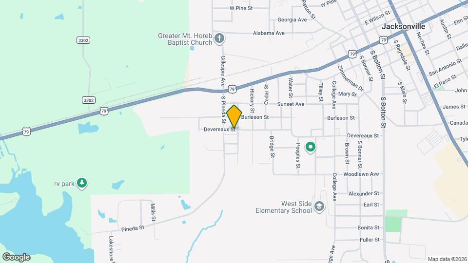 1107 Devereaux St Map and Location Details