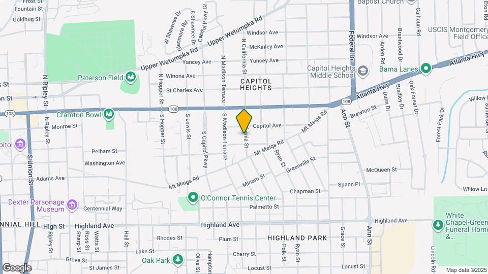 124 S California St Map and Location Details