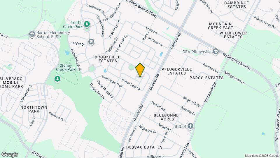 14604 Dreamtime Ln Map and Location Details