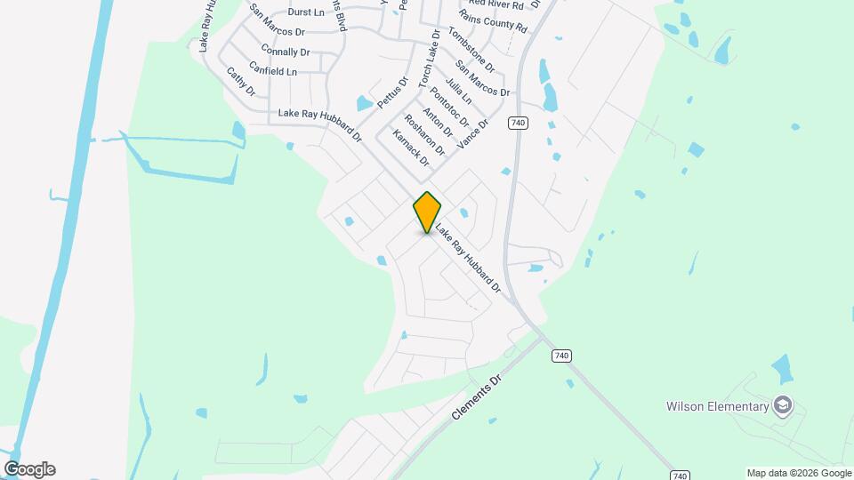 2401 Lalun Lane Map and Location Details