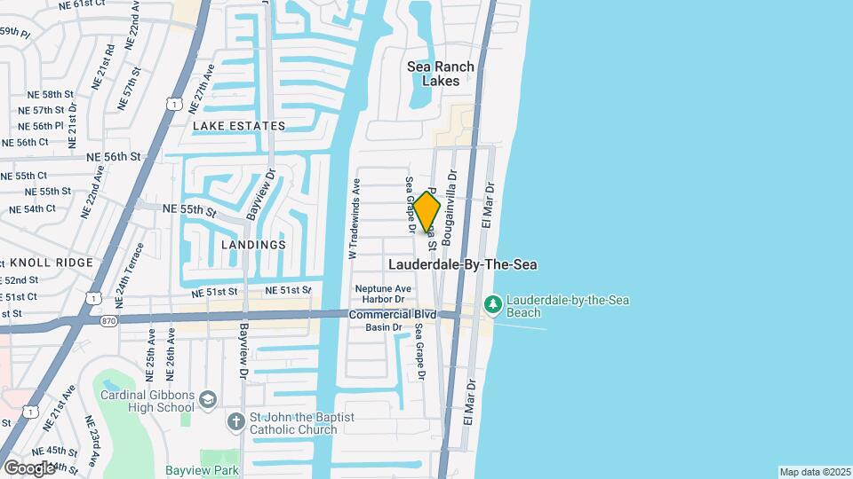 4509 Poinciana St Map and Location Details
