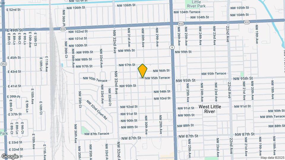 3010 NW 95th Terrace Map and Location Details