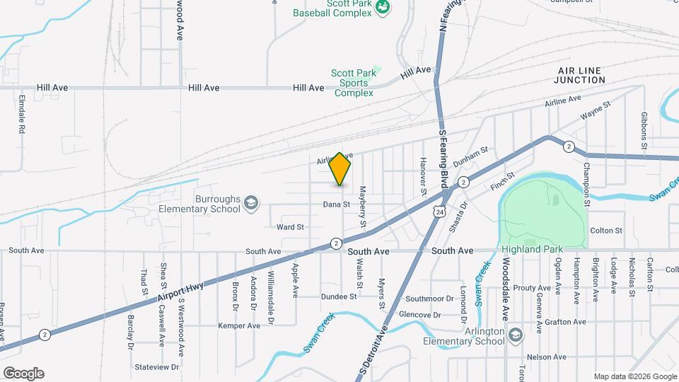 324 Danberry St Map and Location Details