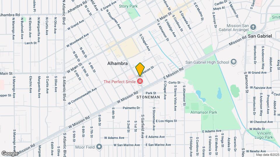 400 S Garfield Ave Map and Location Details