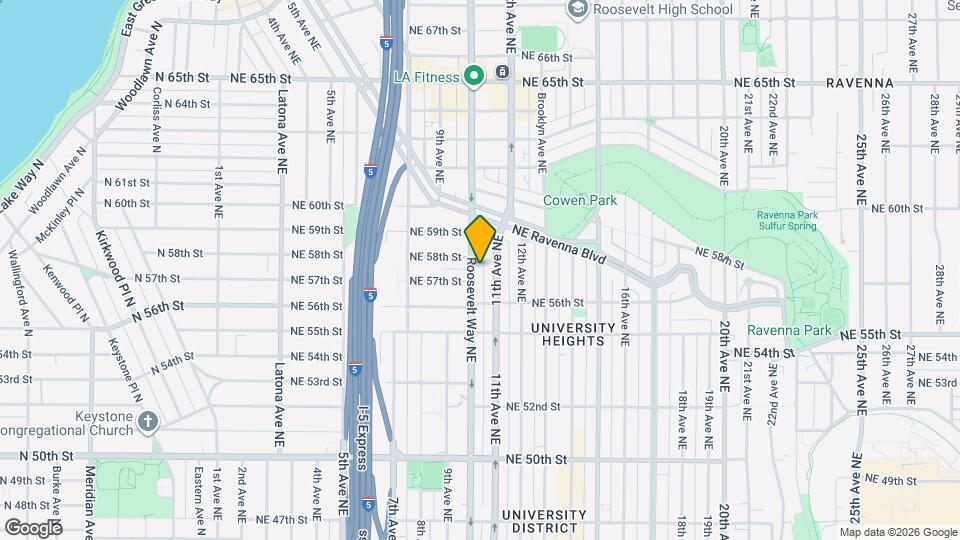 5712 Roosevelt Way NE Mapa y Detalles de la Ubicación